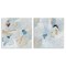 Stupell Industries Abstract Hint of Blue Clouds 2 pc Canvas Wall Art Set Design by Victoria Barnes